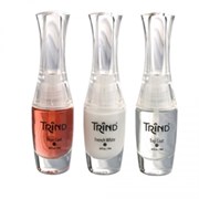 Trind French Manicure Set - Набор для французского маникюра (прозрачно-красный) 3*9 мл