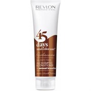Шампунь-кондиционер "Revlon Professional Shampoo & Conditioner Sensual Brunettes" 275мл для шоколадных оттенков