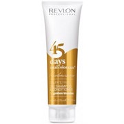 Шампунь-кондиционер "Revlon Professional Shampoo & Conditioner Golden Blondes" 275мл для золотистых блондированных оттенков