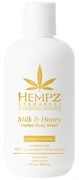 Hempz Milk & Honey Herbal Body Wash - Гель для душа Молоко & Мёд 237мл