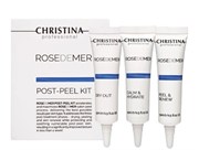 Christina Rose de Mer Post Peel kit - Набор для постпилингового ухода 3 х 15мл