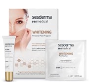 Sesderma SESMEDICAL Whitening personal peel program – Программа персональная "Депигментирующая" (салфетка-эксфолиант, крем запечатывающий) 4 салф + 15мл